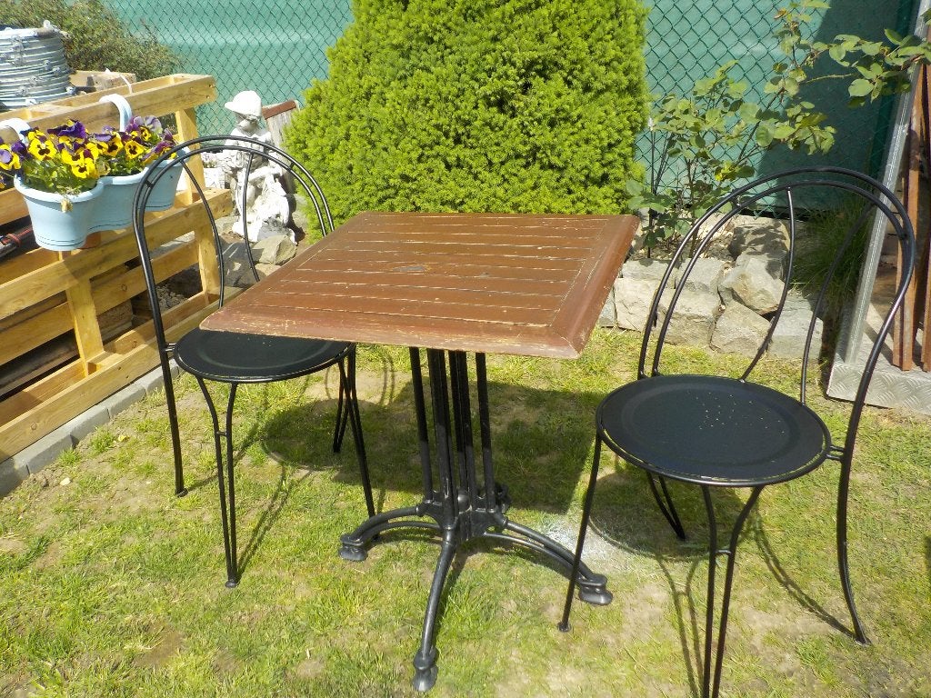 Vintage bistro set, Jardin & Terrasse, Ensembles de jardin, Enlèvement