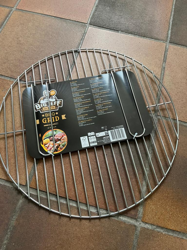 Grille pour barbzcue diamètre 44cm, Ophalen, Zo goed als nieuw