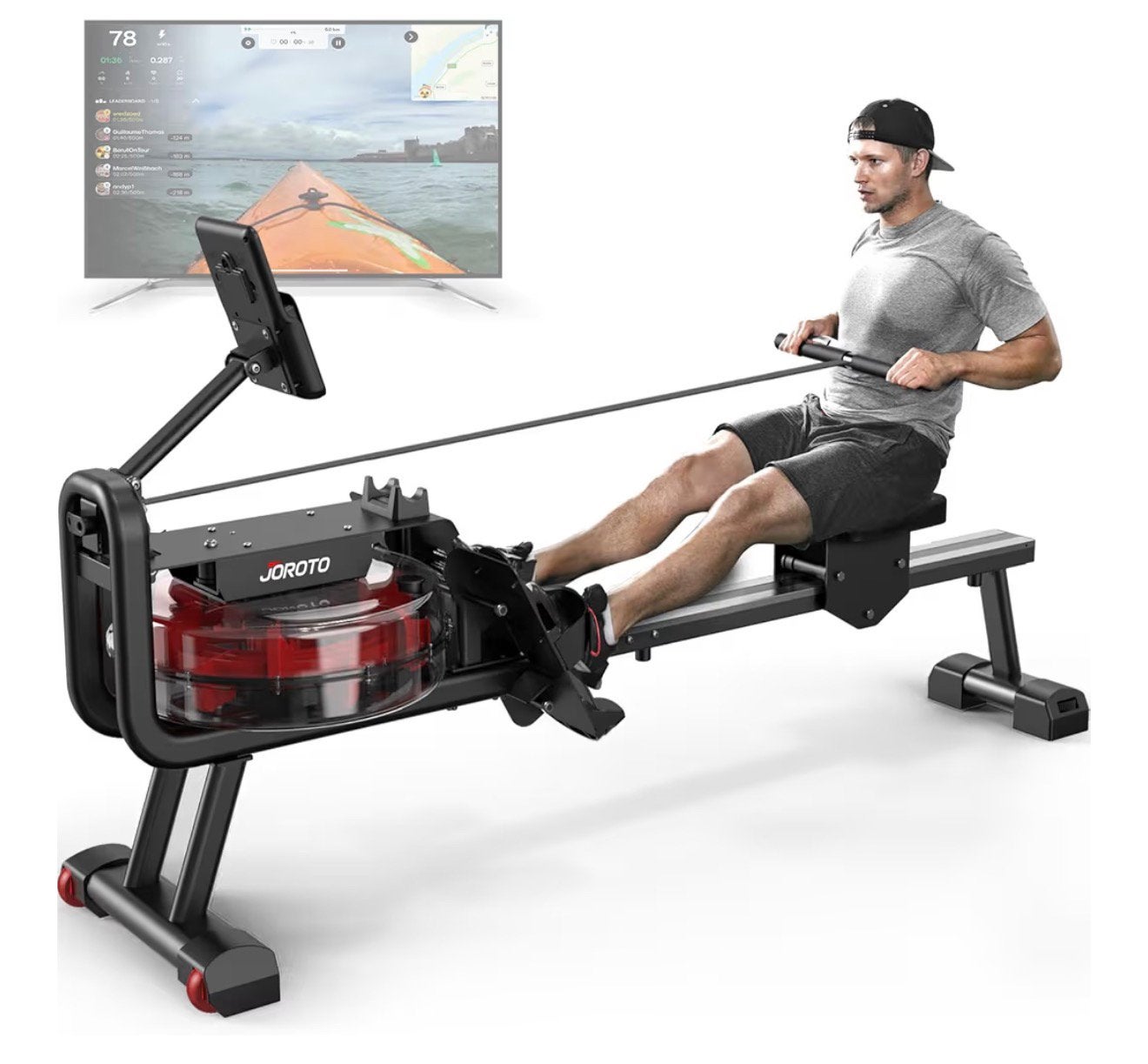 Roeimachine met water, Sports & Fitness, Enlèvement, Comme neuf