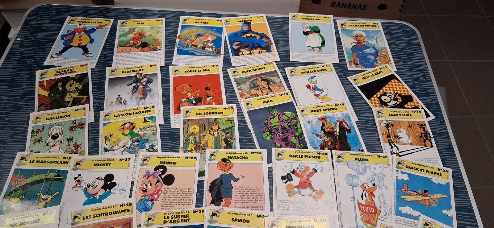 bd cartes identité des héros bd, Livres, Enlèvement ou Envoi