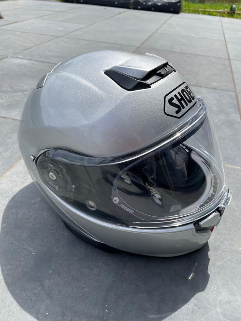 SHOEI Neotec 3 - Silver, Ophalen, M, Systeemhelm, Shoei