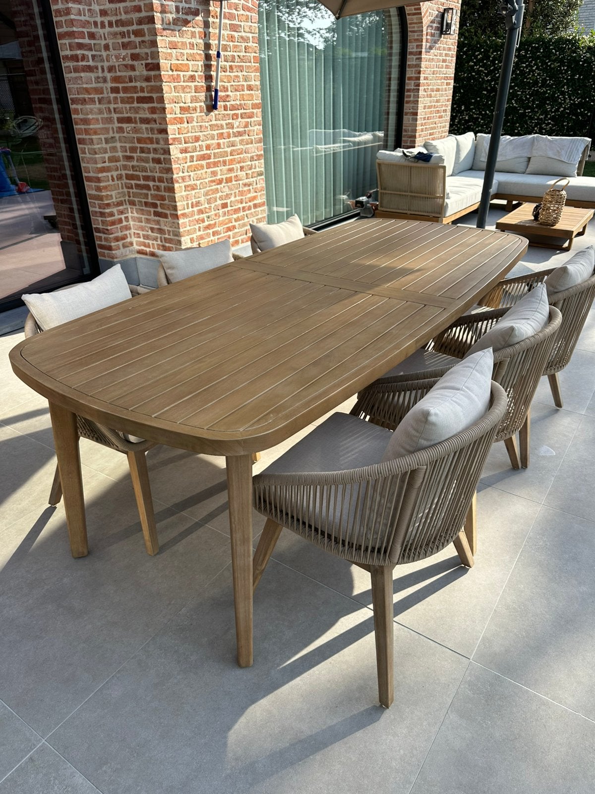6 tuinstoelen merk Kave home, Ophalen, Zo goed als nieuw