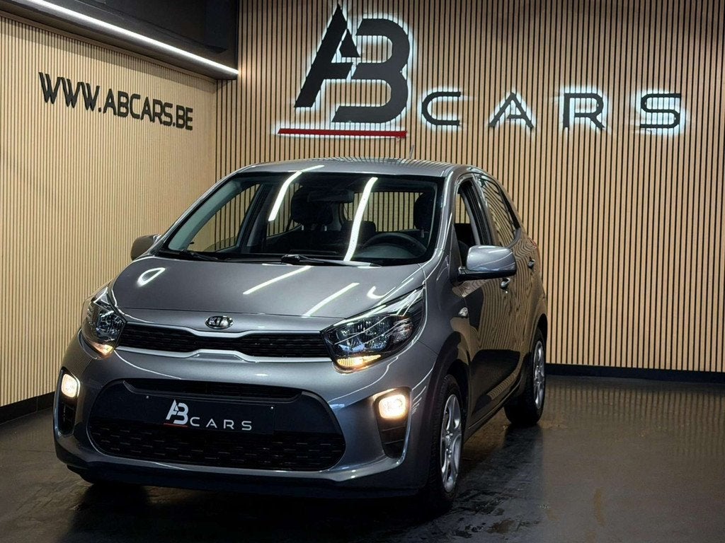 Kia Picanto 1.0i * GARANTIE 12 MOIS * 1er propriétaire *, USB, Stof, Gebruikt, Zwart