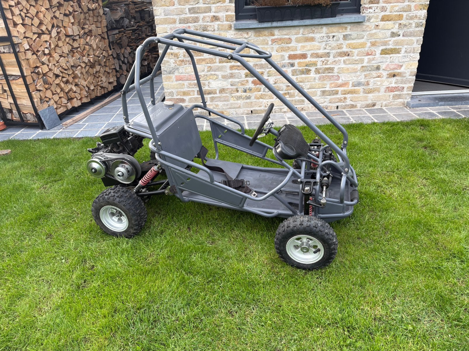 Cross buggy 120cc Honda motor met werk aan, Fietsen en Brommers, Ophalen, Gebruikt, 120 cc, Overige typen