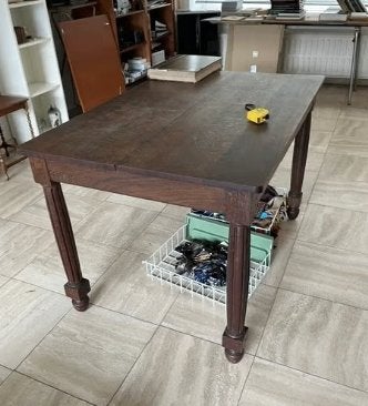Vintage Eiken Tafel, Ophalen