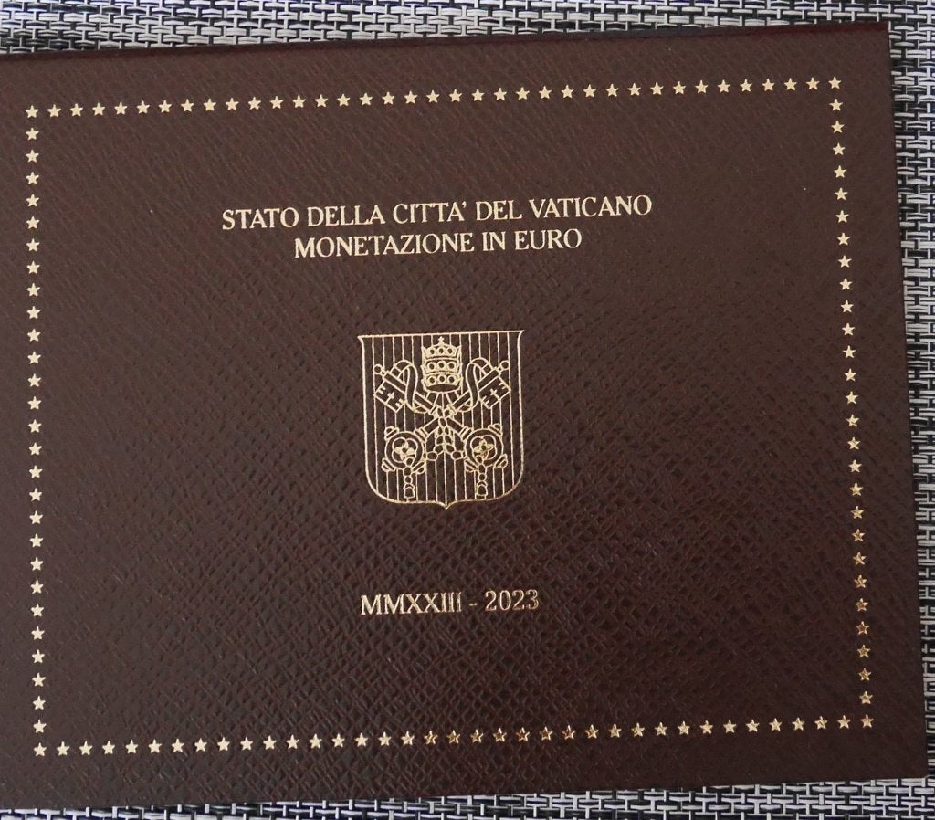 La Série euro BU FDC Vatican 2023, Enlèvement ou Envoi, Vatican, 2 euros, Série