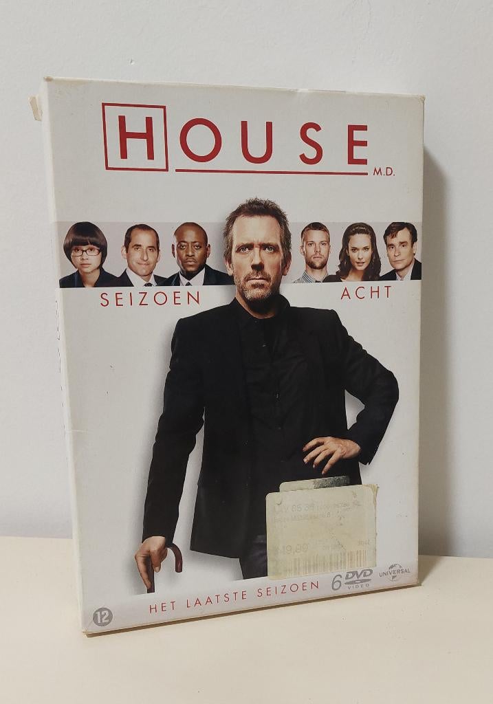 House MD - seizoen 8 (laatste seizoen) DVD, Cd's en Dvd's, Ophalen, Zo goed als nieuw, Boxset