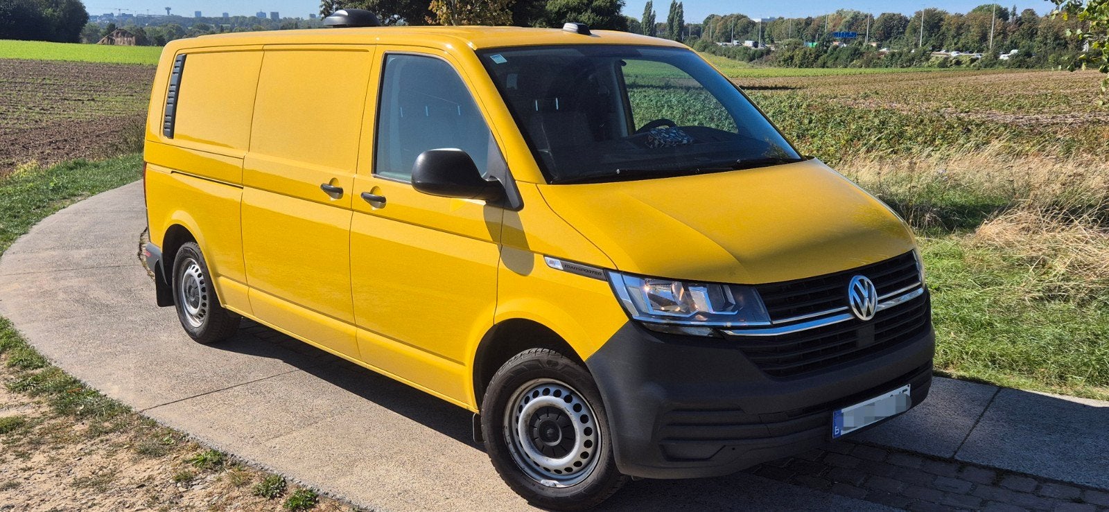VW Transporter 2.0TDI 1ier proprietaire boîte auto, Autos, Achat, Entreprise, Jaune, Diesel