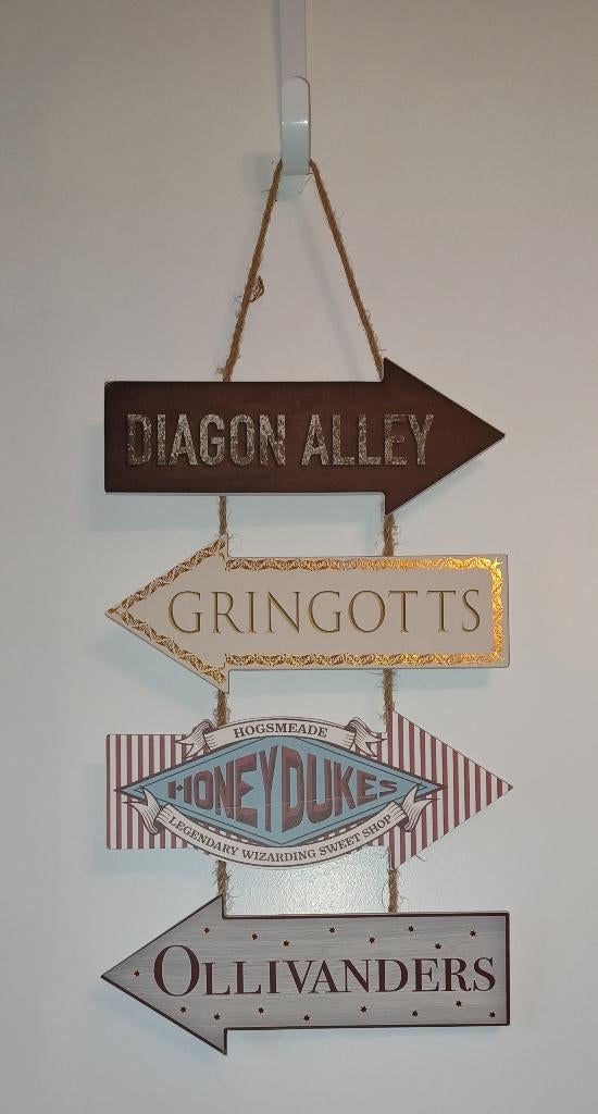Harry potter houten wegwijzers, Enlèvement, Comme neuf, Ustensile