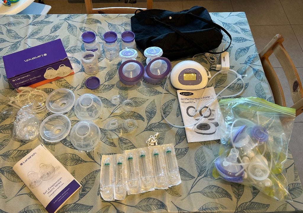 Lansinoh 2-in-1 elektrische dubbele borstkolf, Kinderen en Baby's, Babyvoeding en Toebehoren, Ophalen, Overige merken, Gebruikt