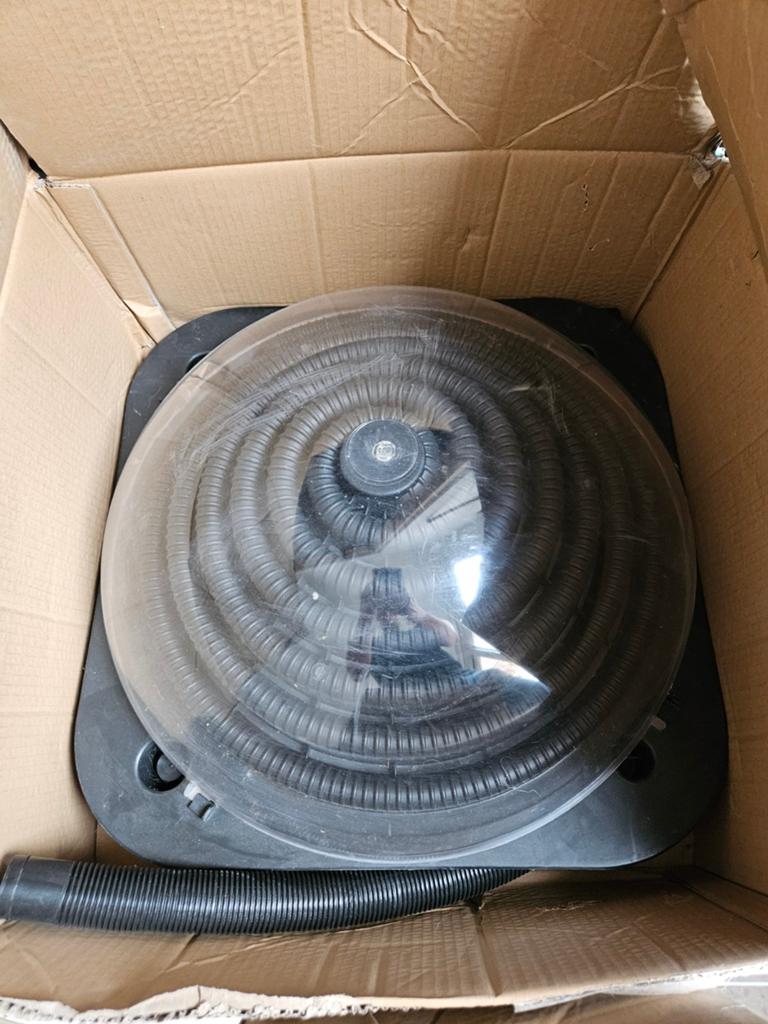 Didak pool solar heater. Verwarming voor opzetzwembad, Ophalen