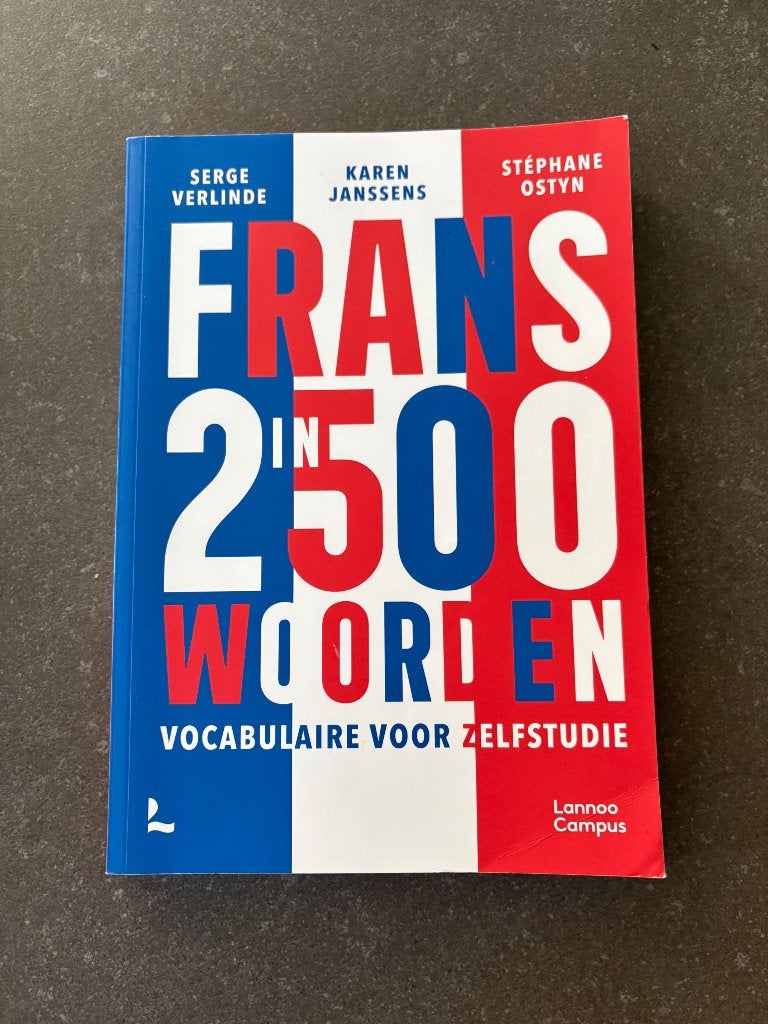 Frans in 2500 woorden, Livres, Langue | Français, Enlèvement ou Envoi, Comme neuf, LANNOO, Non-fiction