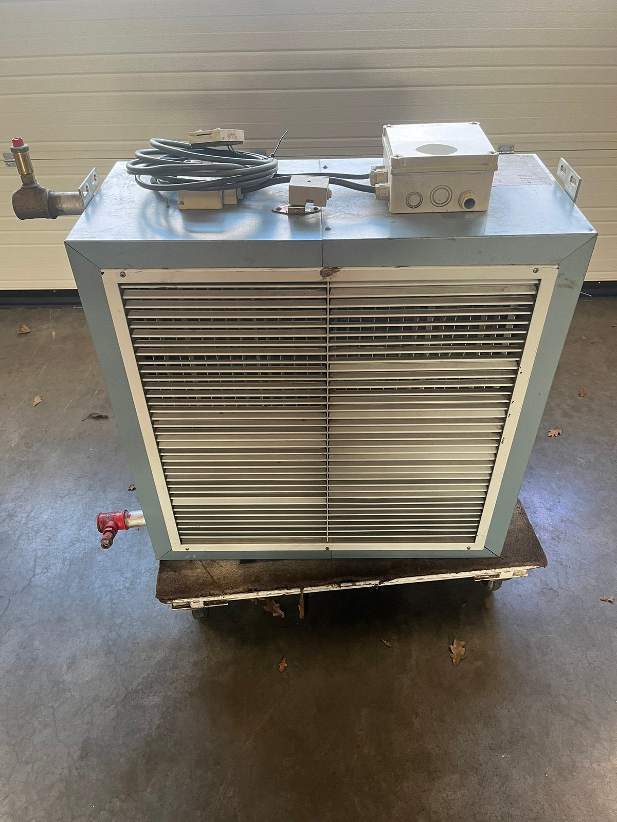Industriële Luchtverwarmer / Warmeluchtblazer op CV (3x400V), Doe-het-zelf en Bouw, Ophalen, Gebruikt