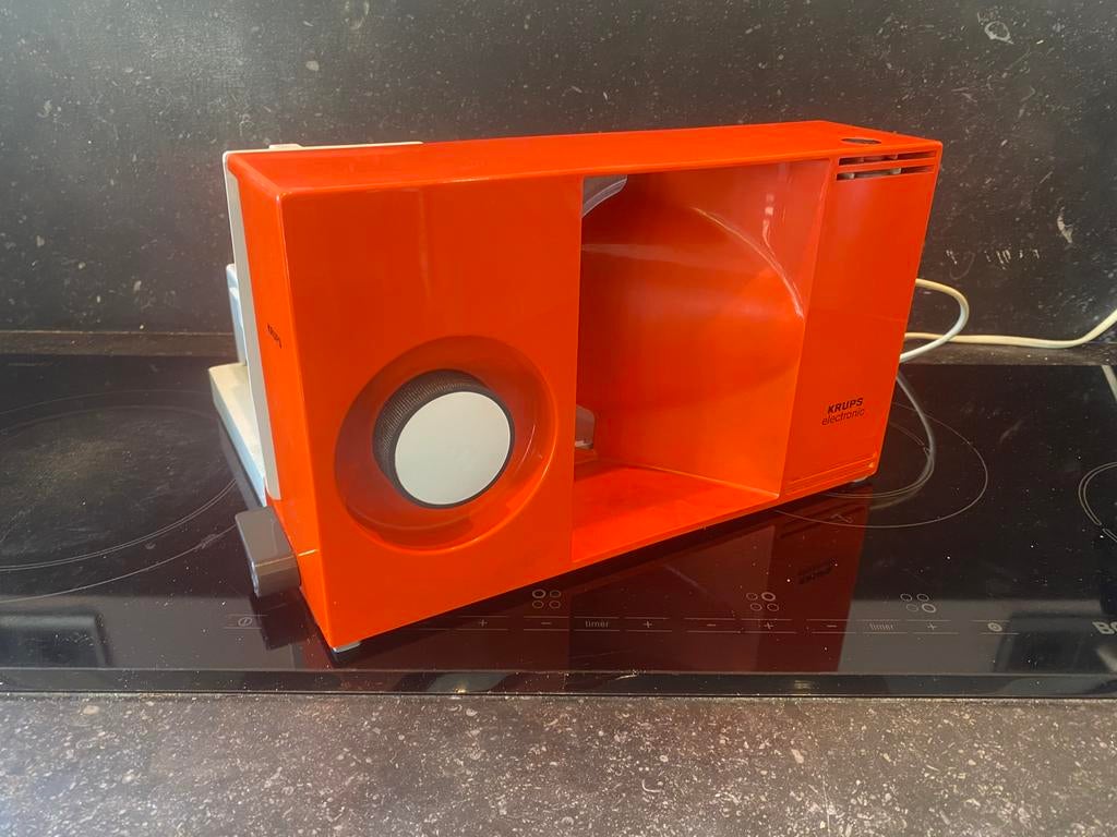 retro vintage KRUPS snijmachine ORANGE, Ophalen of Verzenden, Huis en Inrichting