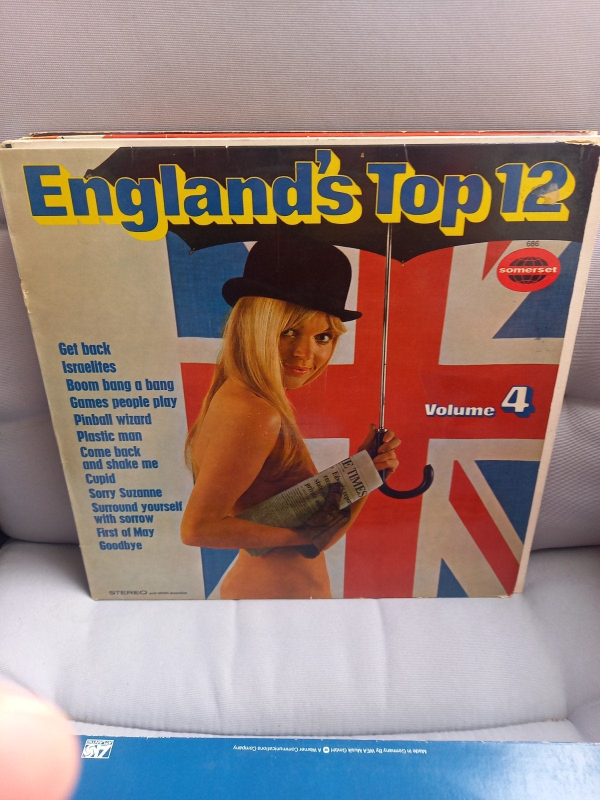 England´s top 12, Cd's en Dvd's, Vinyl | Verzamelalbums, LP, Gebruikt, Ophalen of Verzenden, Complilatie