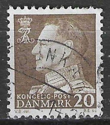 Danemark 1961/1962 - Yvert 398 - Roi Frédéric IX (ST), Timbres & Monnaies, Envoi, Danemark, Affranchi