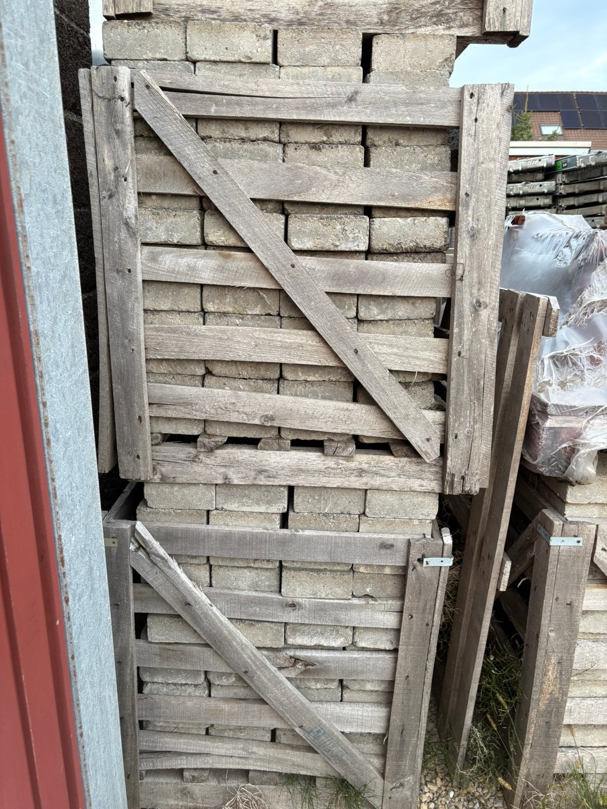 Klinkers te koop, Jardin & Terrasse, Pavé & Dalles, Enlèvement, Utilisé, Béton, Briques