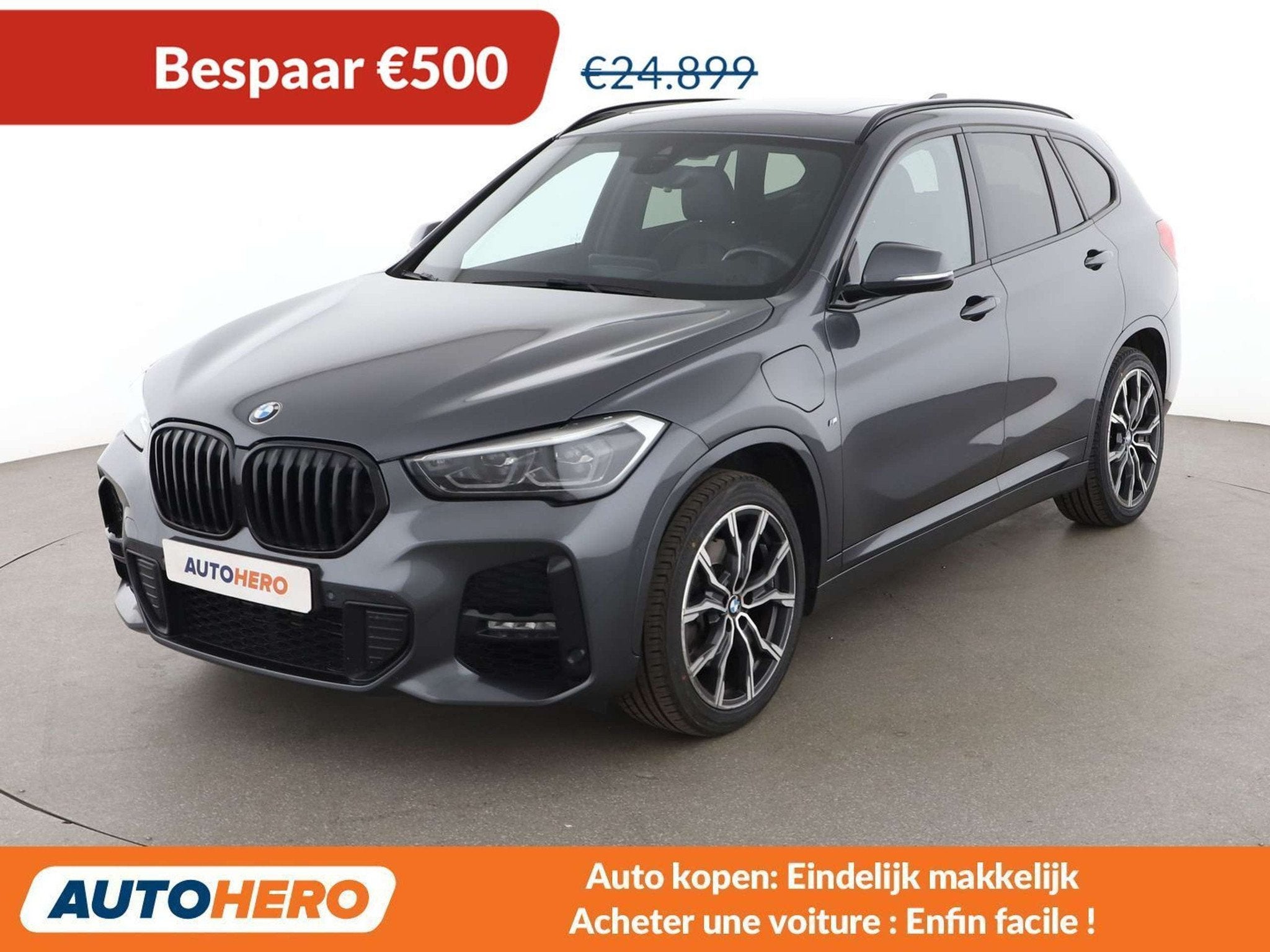 BMW X1 xDrive 25e M Sport (année de construction 2021), Autos, Achat, Euro 6, Noir, 5 portes