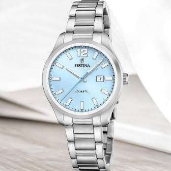 Horloge Festina, Handtassen en Accessoires, Overige merken, Staal, Staal, Polshorloge