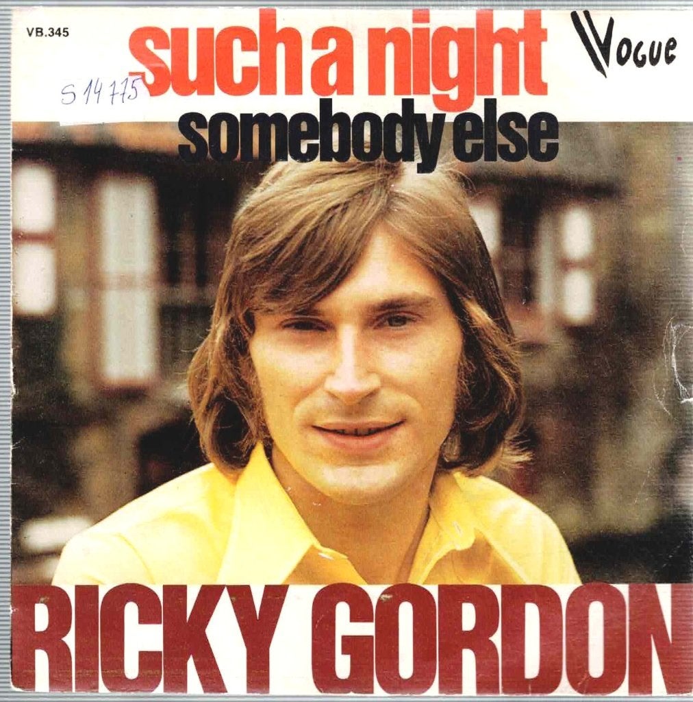 Vinyl, 7"  /  Ricky Gordon – Such A Night / Somebody Else, Ophalen of Verzenden, 1970 - 1979, Overige formaten