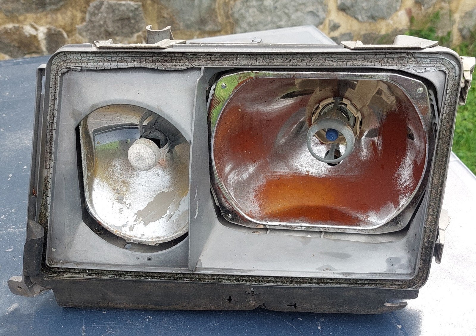 Mercedes-Benz W124 koplamp links — Hella, Auto-onderdelen, Verlichting, Mercedes-Benz, Gebruikt, Ophalen of Verzenden