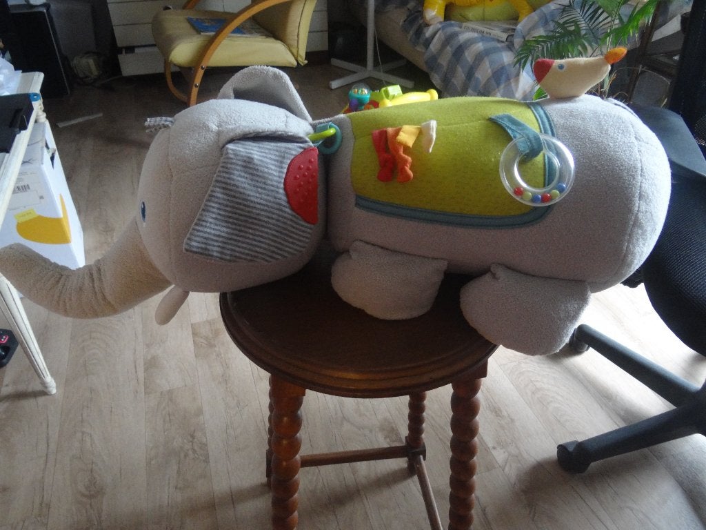 Haba knuffel ontdekkingsdier  olifant, Kinderen en Baby's, Ophalen of Verzenden, Zo goed als nieuw, Olifant