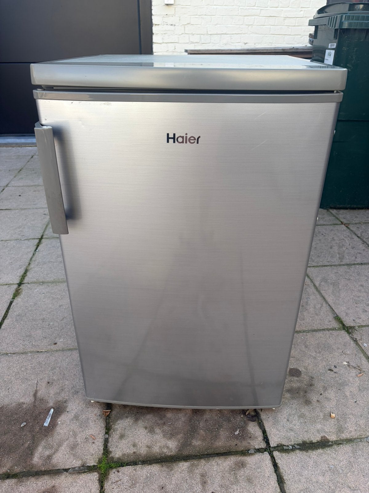 Haier koelkast met vriesvak, Gebruikt, Minder dan 60 cm, Vrijstaand, Ophalen