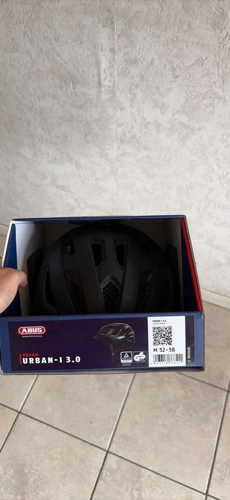 Fietshelm merk Abus, Fietsen en Brommers, Ophalen, Nieuw, M, Heer of Dame