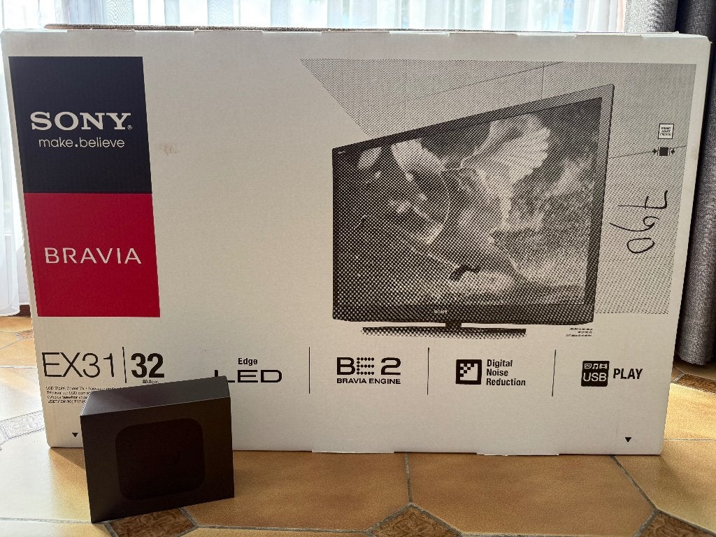 Sony Bravia 32-inch tv met Apple TV HD (64 GB), Ophalen, 50 Hz, HD Ready (720p), 80 tot 100 cm