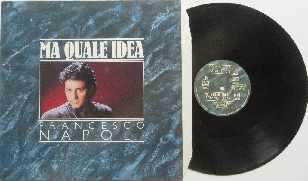 Francesco Napoli - Ma quale idea. Maxi, Gebruikt, Ophalen of Verzenden, Synthpop, Overige typen