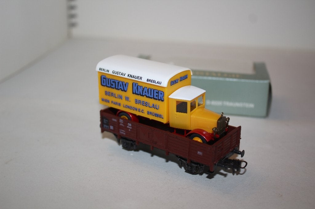 roco ho wagon plat DB + truck mercedes, Enlèvement ou Envoi, Wagon, Roco, Courant continu