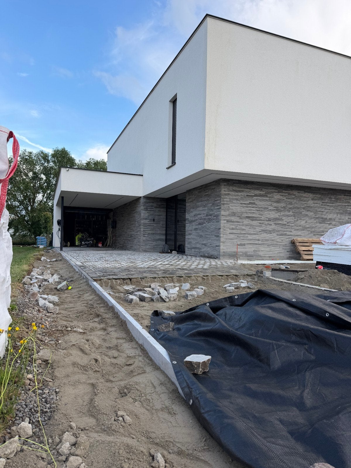 klinker en kasseien werken, Enlèvement, Briques