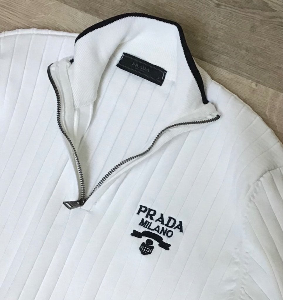 Mooie trui Prada, Wit, Ophalen of Verzenden, Zo goed als nieuw, Prada