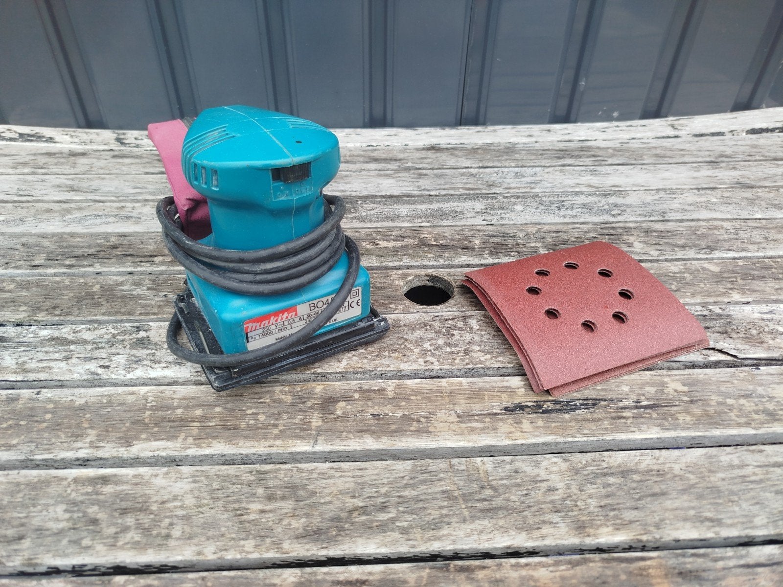 Ponceuse vibrante Makita BO4553 – 160W – Bon état, Enlèvement, Utilisé, Moins de 600 watts, Autres types