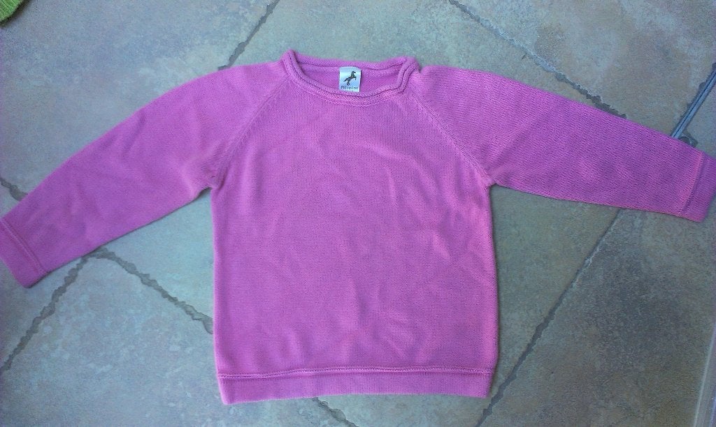 Framboos roze trui mt 116, Kinderen en Baby's, Kinderkleding | Maat 116, Meisje, Trui of Vest, H&M, Ophalen of Verzenden