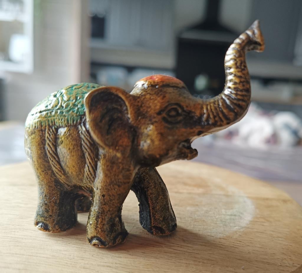 Olifant als decoratie, Enlèvement ou Envoi, Comme neuf, Animal sauvage, Statue ou Figurine