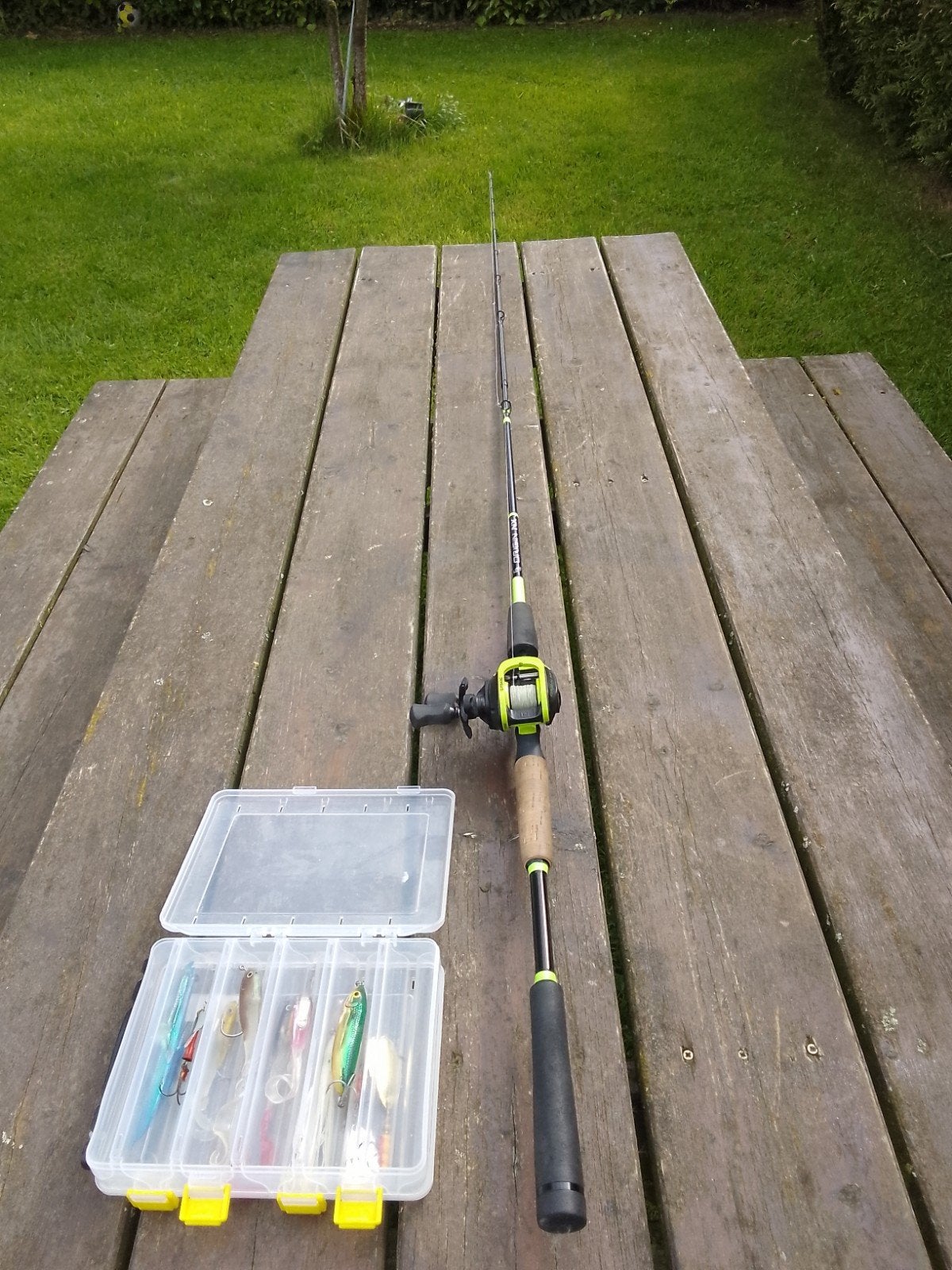 Combo carnassiers origin NX 2,24m ACT 20-80gr+moulinet 13 fi, Ophalen, Molen