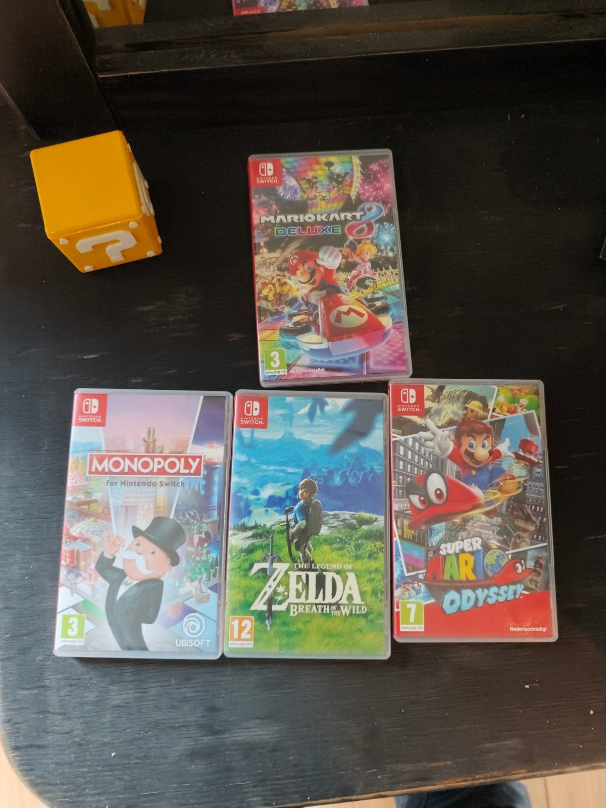 Verschillende Nintendo Switch spellen met opbergdoosje, Ophalen of Verzenden, Gebruikt