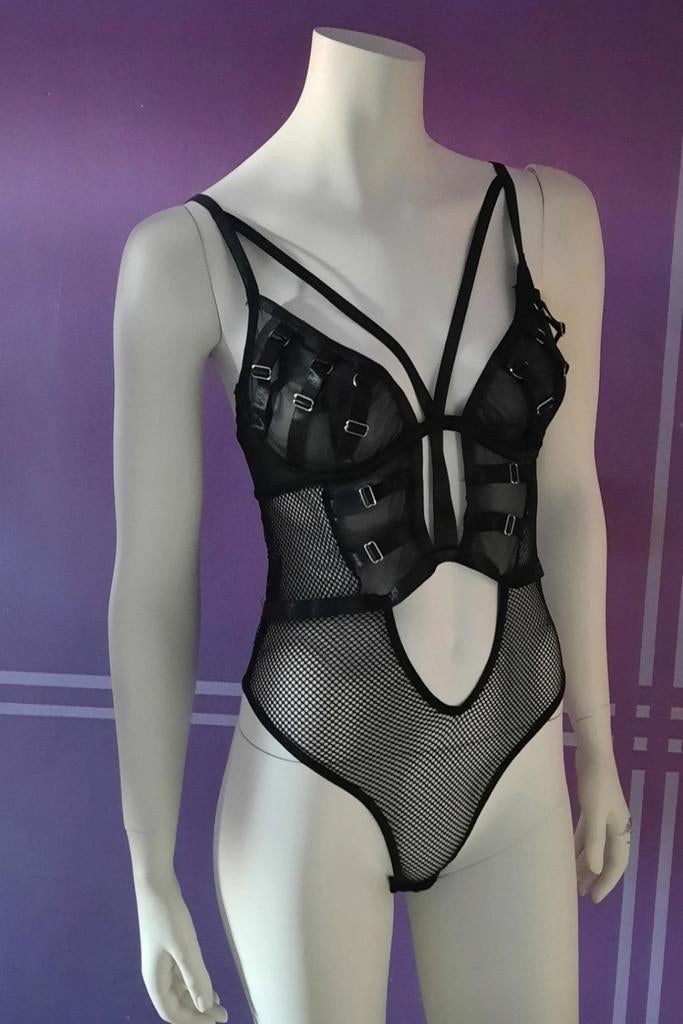 NOUVEAU body/body de lingerie « L », Lingerie, Enlèvement ou Envoi, Noir