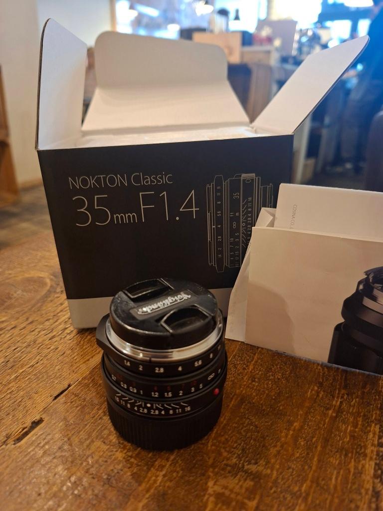 Voigtlander NOKTON VM II classic 35mm F1.4 pour Leica M, Enlèvement ou Envoi, Comme neuf