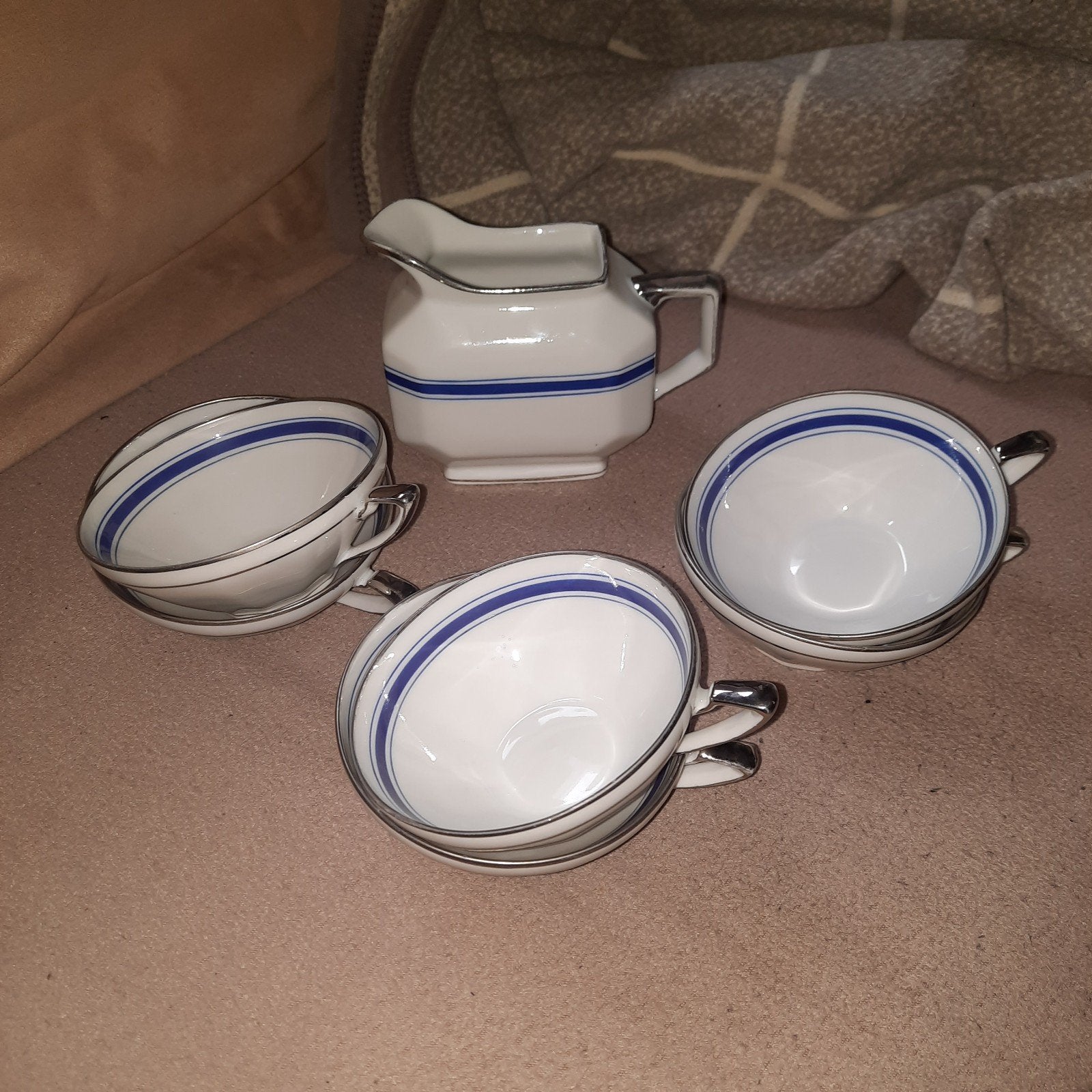 Sacs en porcelaine Cerabel (6) et pot à lait, Antiquités & Art, Enlèvement ou Envoi