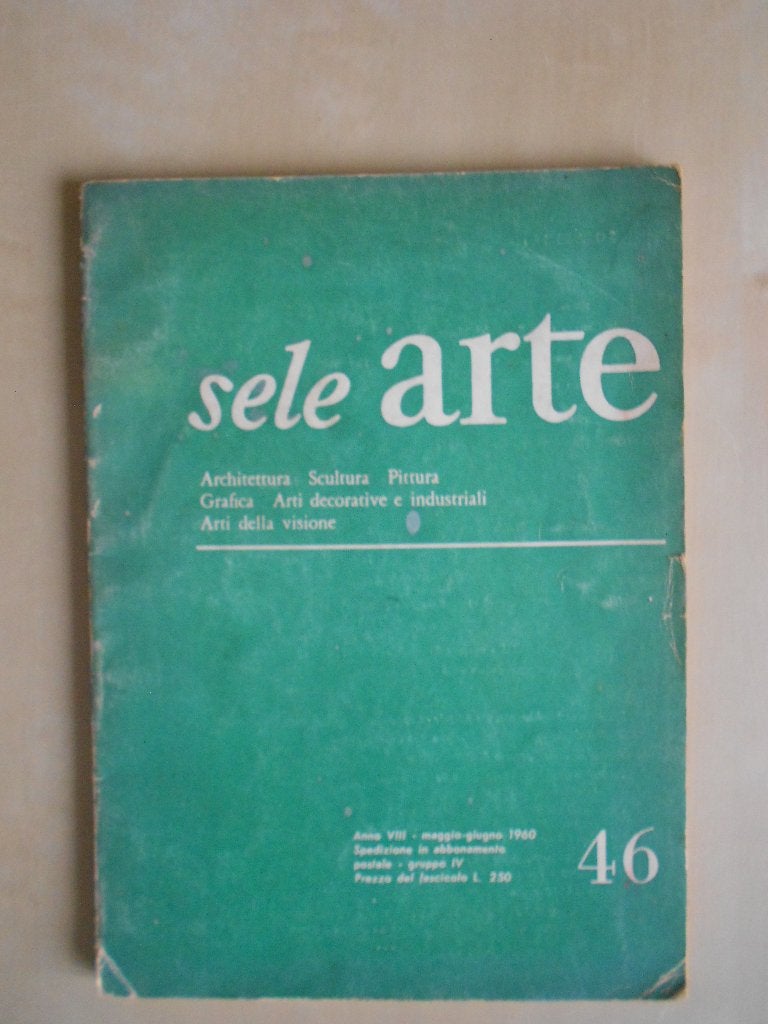 '"Sele arte", Anno VIII - maggio-giugno 1960: 46', Boeken, Ophalen of Verzenden, Gelezen, Overige typen
