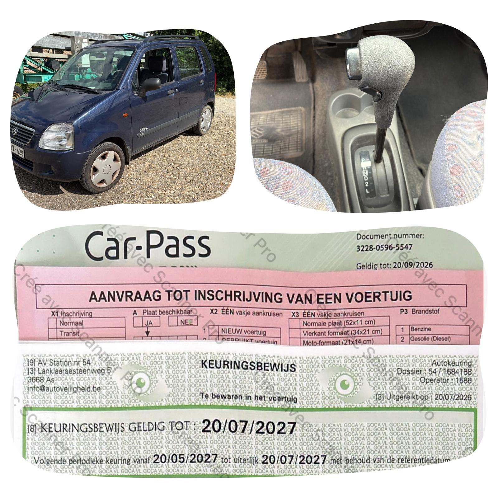 Approuvé pour la vente, Autos, Achat, 1298 cm³, Wagon R+, 5 portes