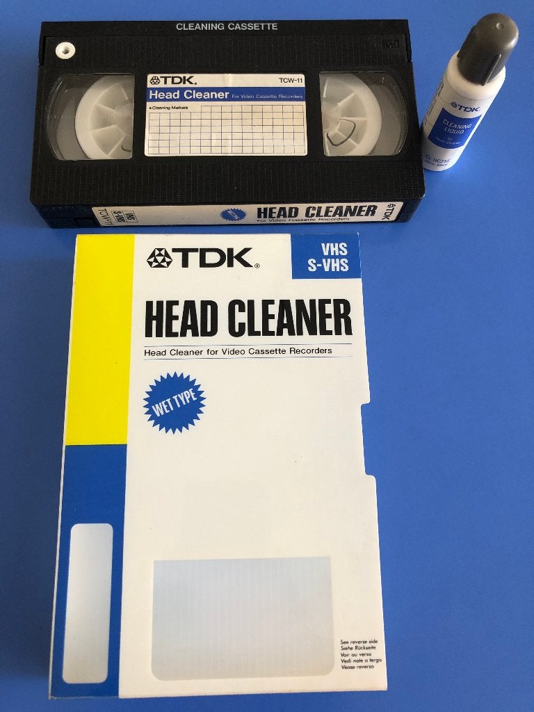 Head cleaner voor video+Cassetterecorders, Enlèvement, Neuf