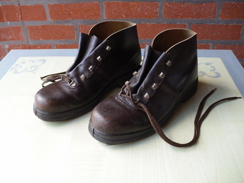 LEDEREN WERKSCHOENEN, Ophalen, Gebruikt
