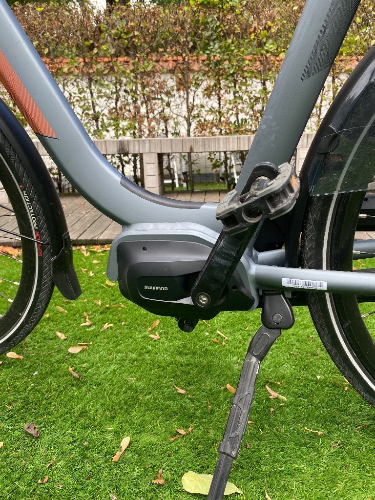 Elektrische fiets, Fietsen en Brommers, 53 tot 56 cm, (Extra) lage instap, Zo goed als nieuw, Schijfrem