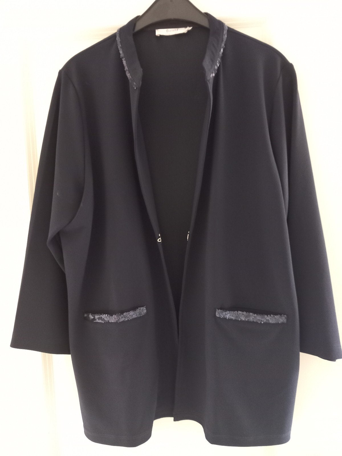 dames vest, Ophalen, Zo goed als nieuw, Maat 42/44 (L), Blauw