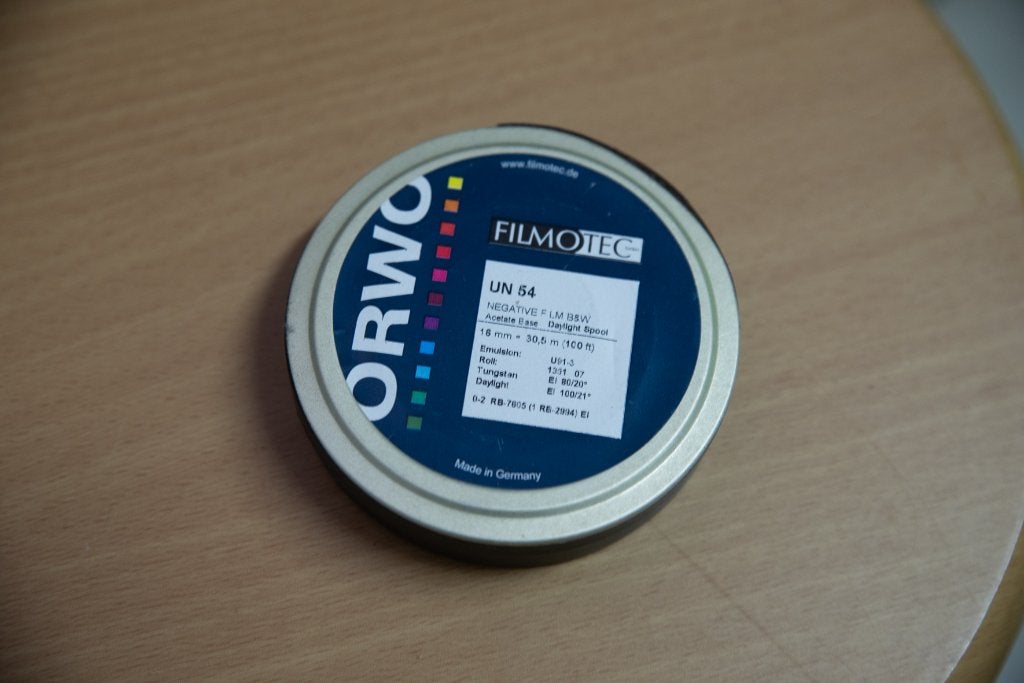 Filmrol ORWO UN 54 16 mm zwart-wit, Audio, Tv en Foto, Filmrollen, ORWO = Filmotec, Wolfen, Info@fotografie-meurs.be, Ophalen of Verzenden
