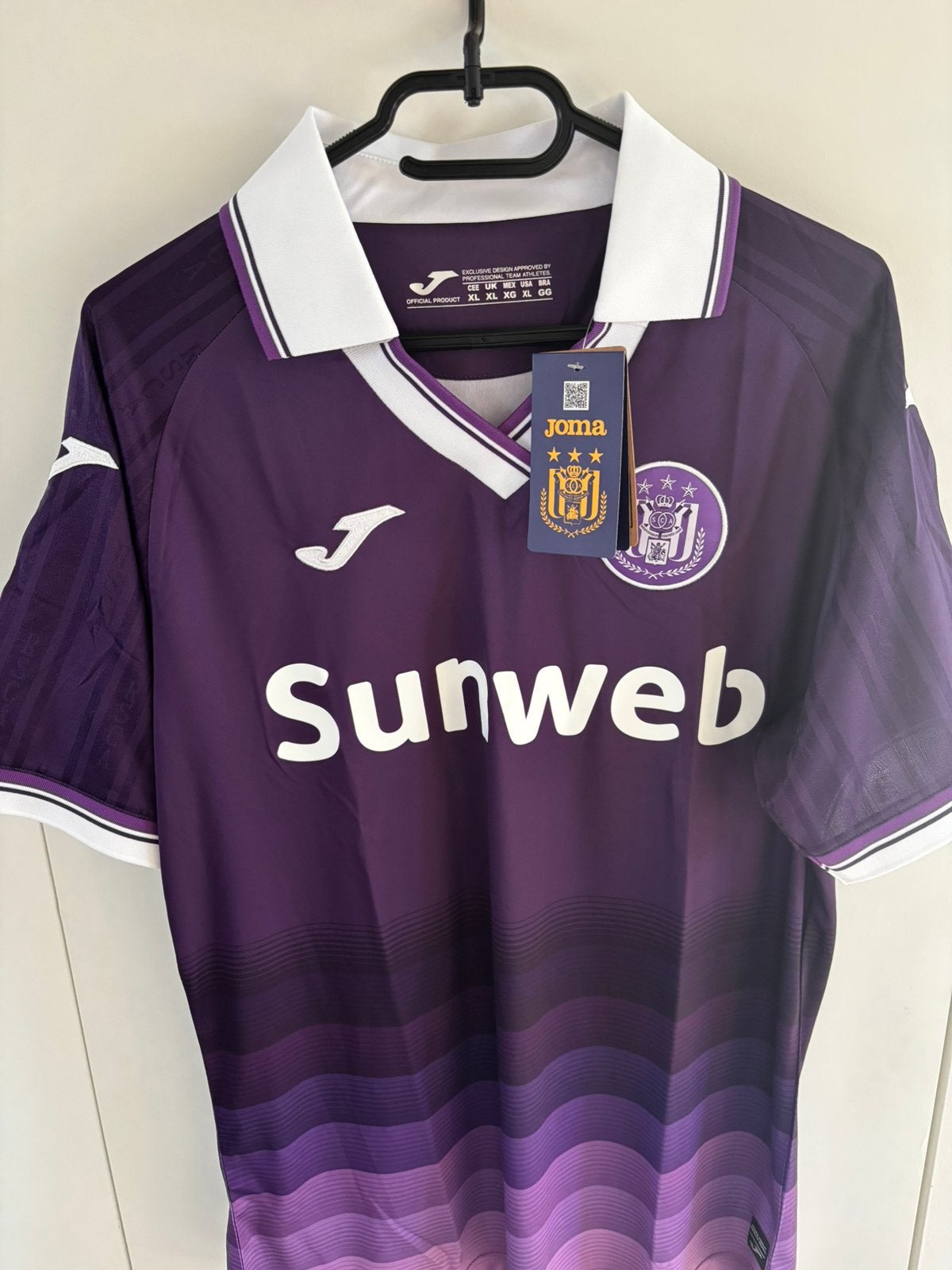 Maillot de football - RSC Anderlecht, Taille XL, Enlèvement ou Envoi, Neuf, Maillot