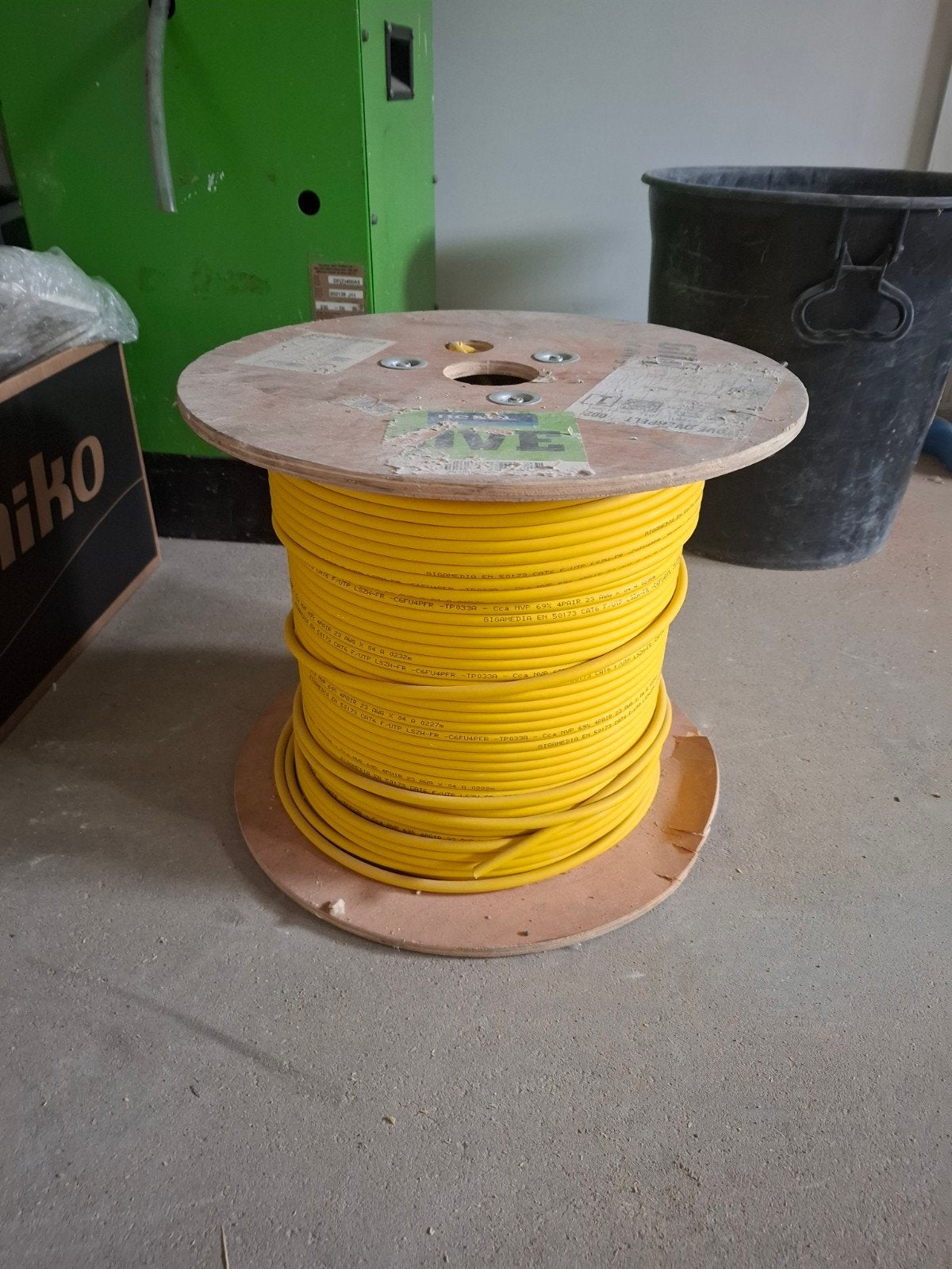 Câble Internet CAT 6 200 m, Enlèvement